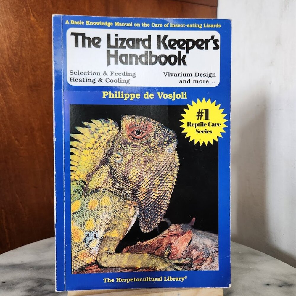 Lizard Keeper's Handbook Book Philippe de Vosjoli 9781882770250 Reptile Caretaki